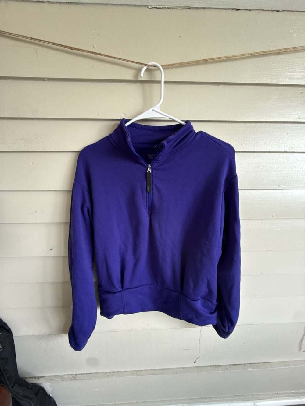 Athleta Women's Noble Blue Altitude Polartec 1/2 Zip Pullover Sweatshirt Medium